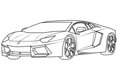 kolorowanka Lamborghini