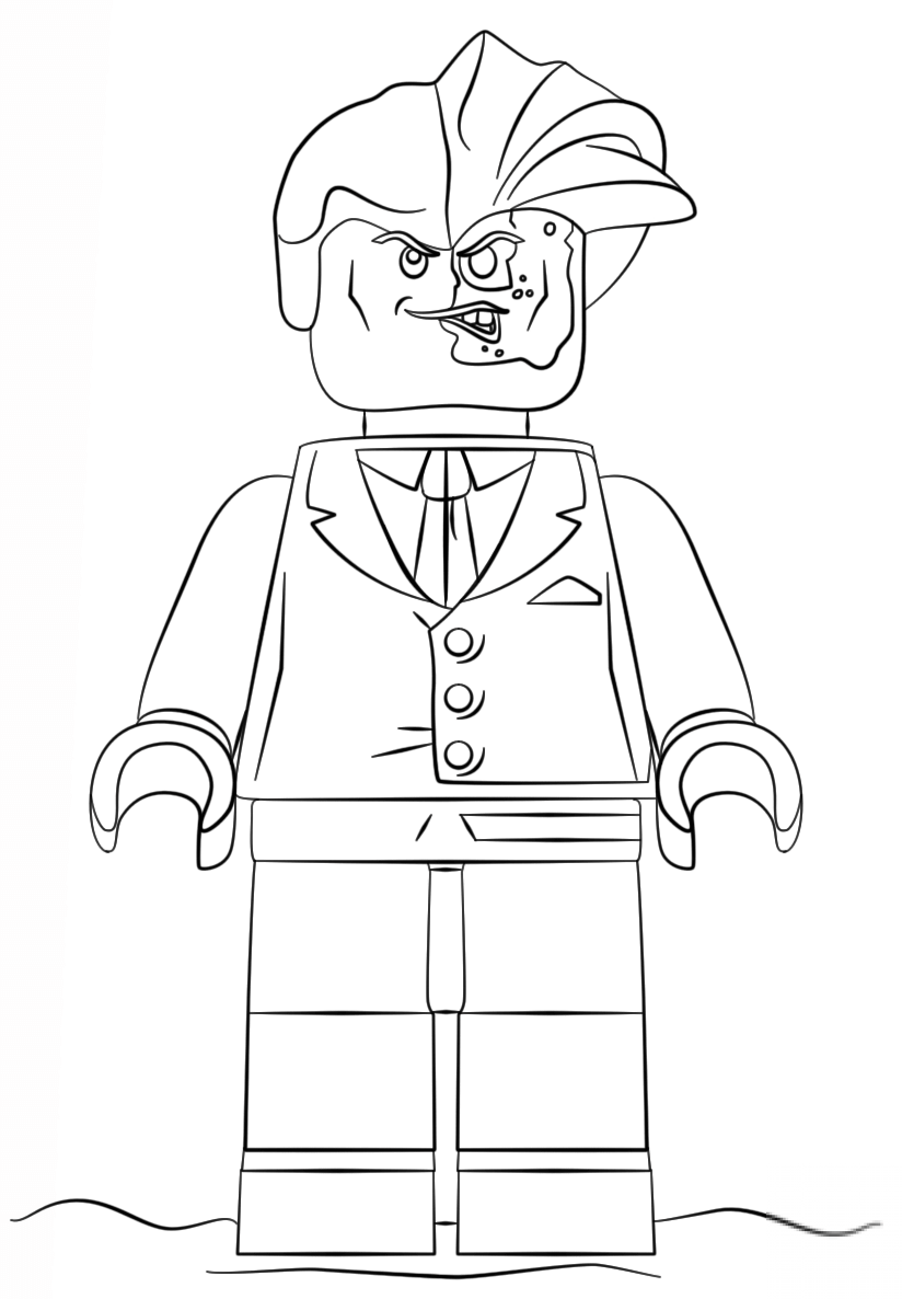 Klocki Lego Człowiek dwie twarze