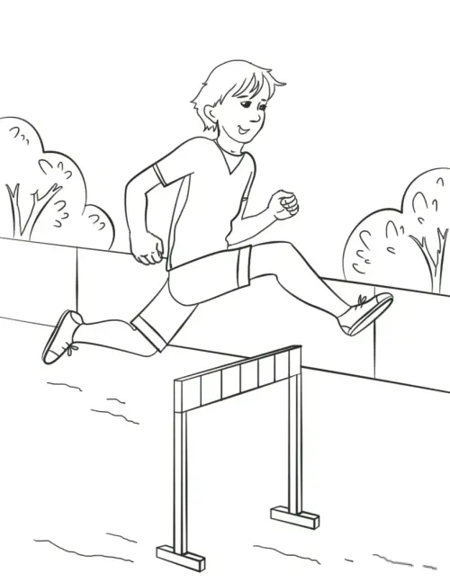 kolorowanka Lekkoatletyka