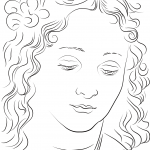 Woman's Head by Leonardo da Vinci