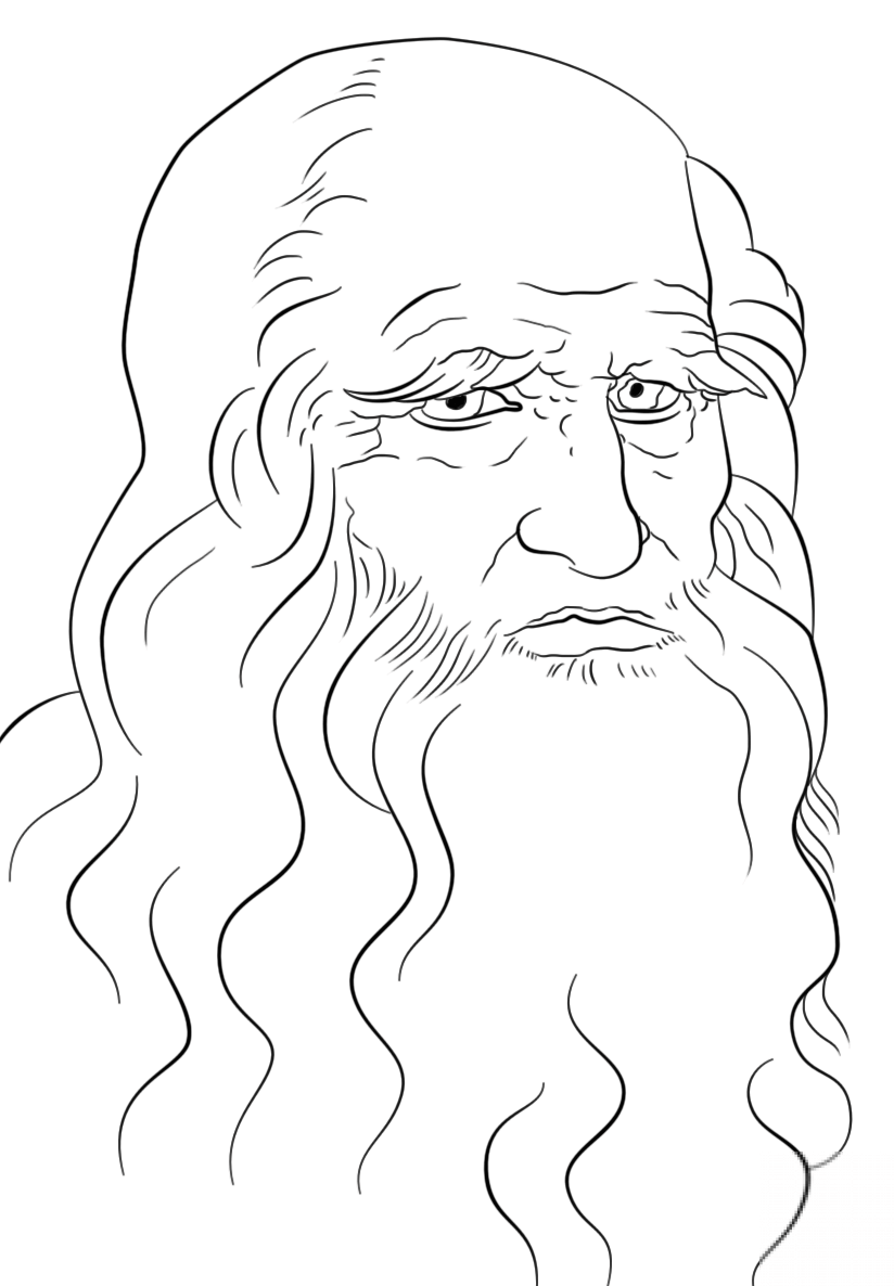 Leonardo da Vinci Self Portrait