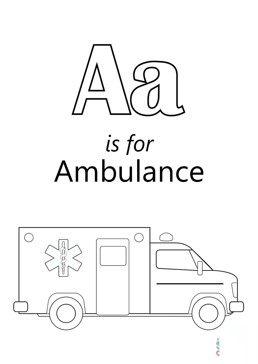 Litera A jak ambulans