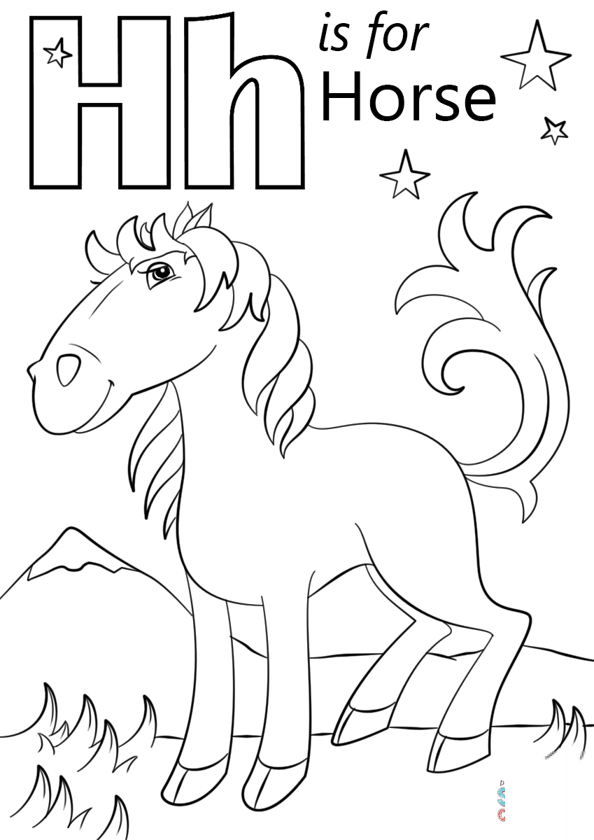 Letter H is for Horse