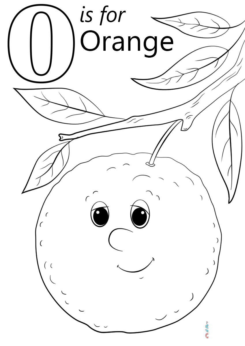 Letter O is for Orange