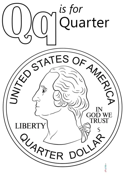 kolorowanka Letter Q