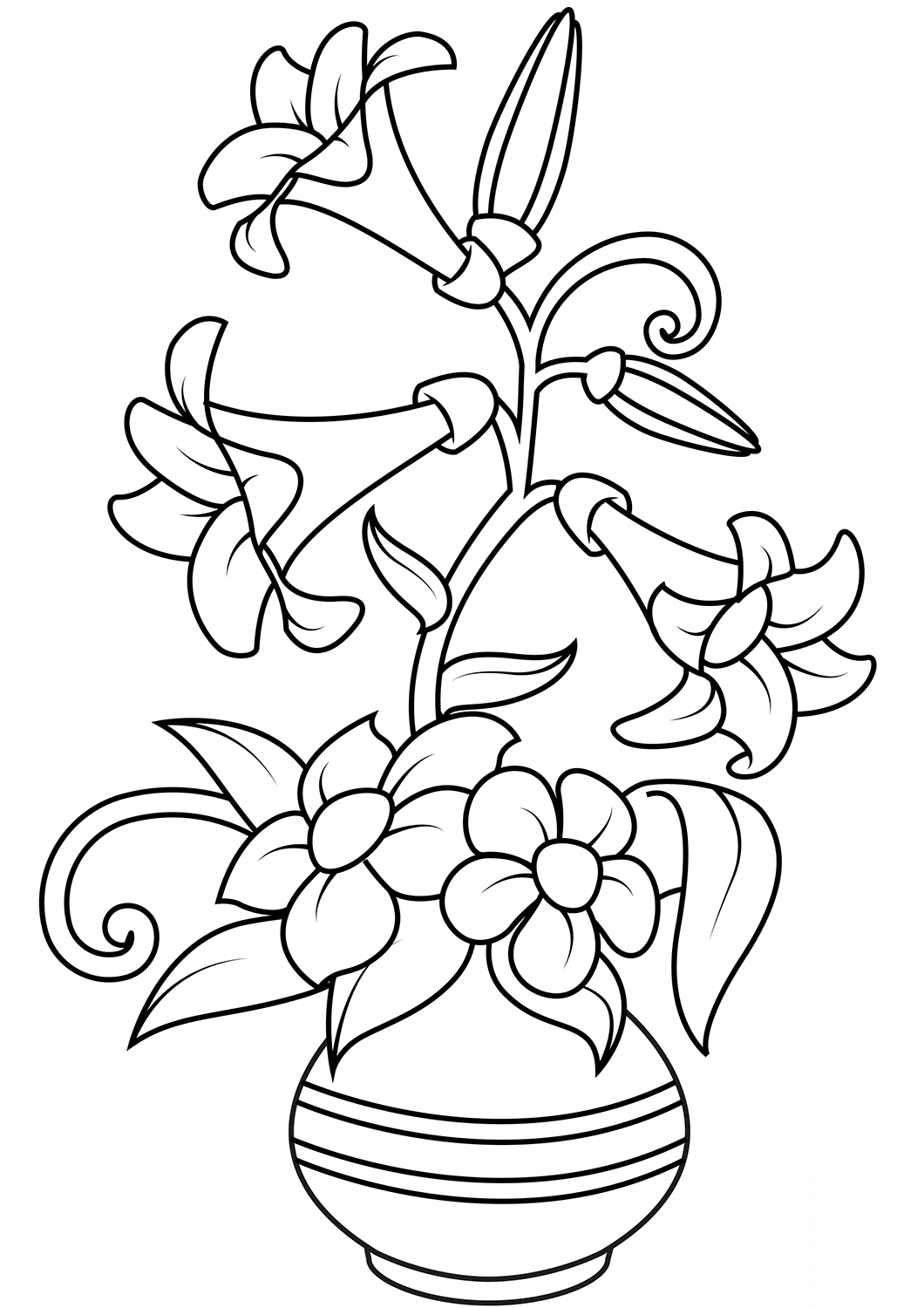 Vase with Lilies