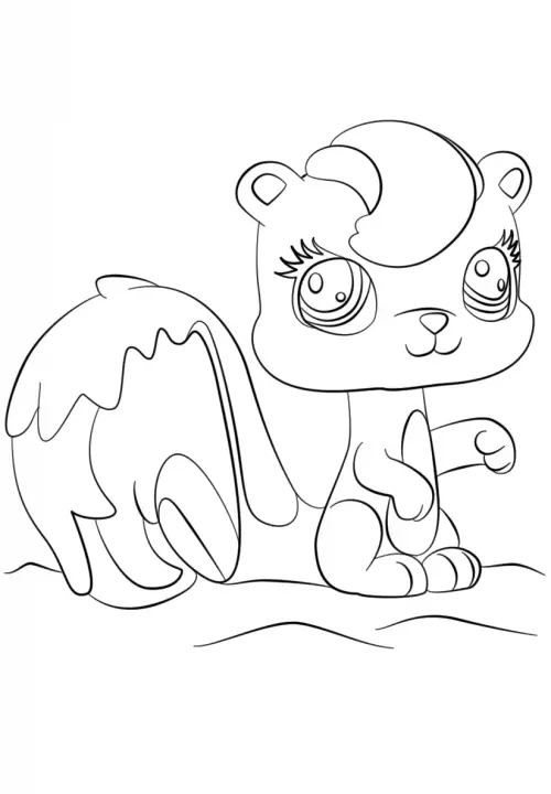 kolorowanka Littlest pet shop