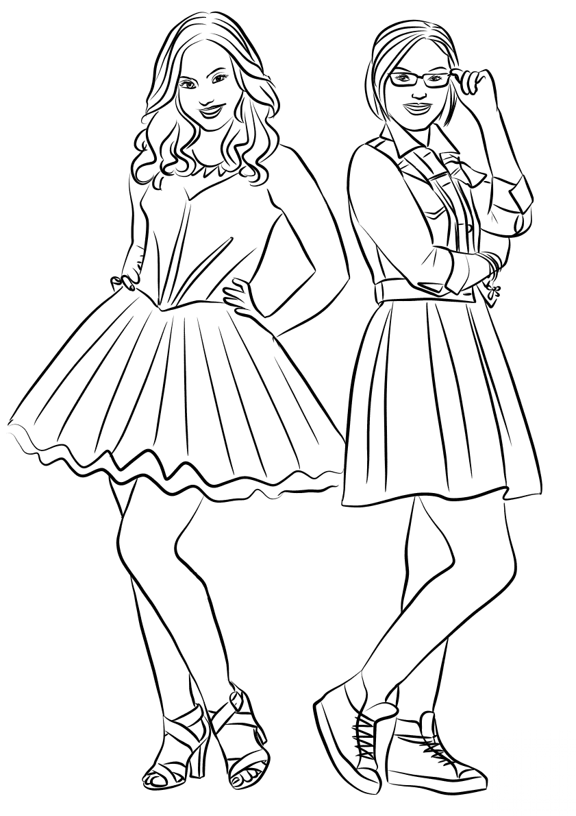 kolorowanka Liv and Maddie