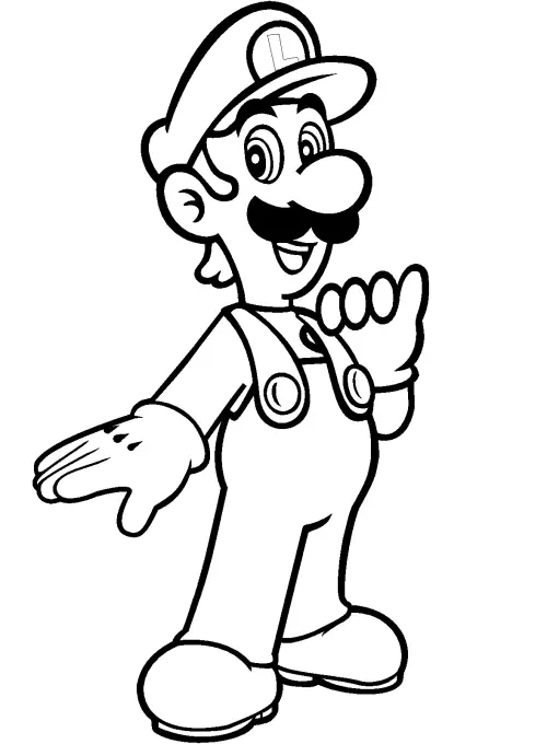 kolorowanka Luigi