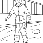 Boy Ice Skater