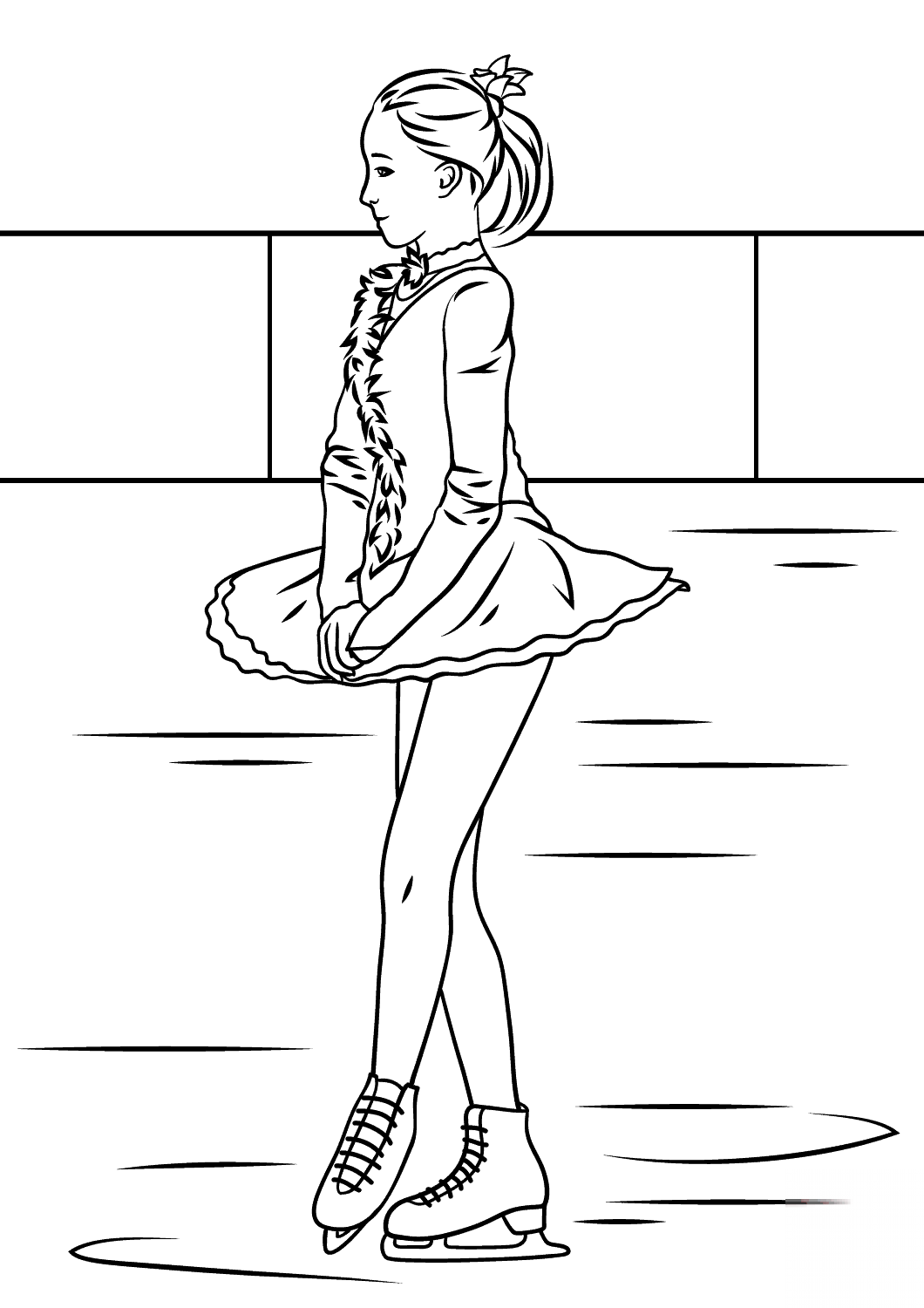 Ice Skating Girl