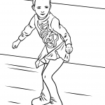 Girl Ice Skater