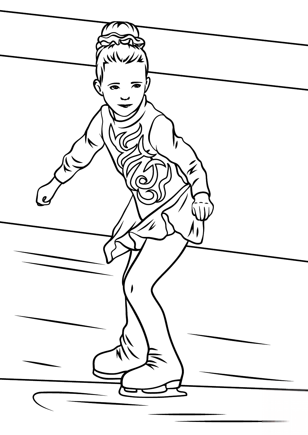 Girl Ice Skater