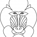 Mandrill Head