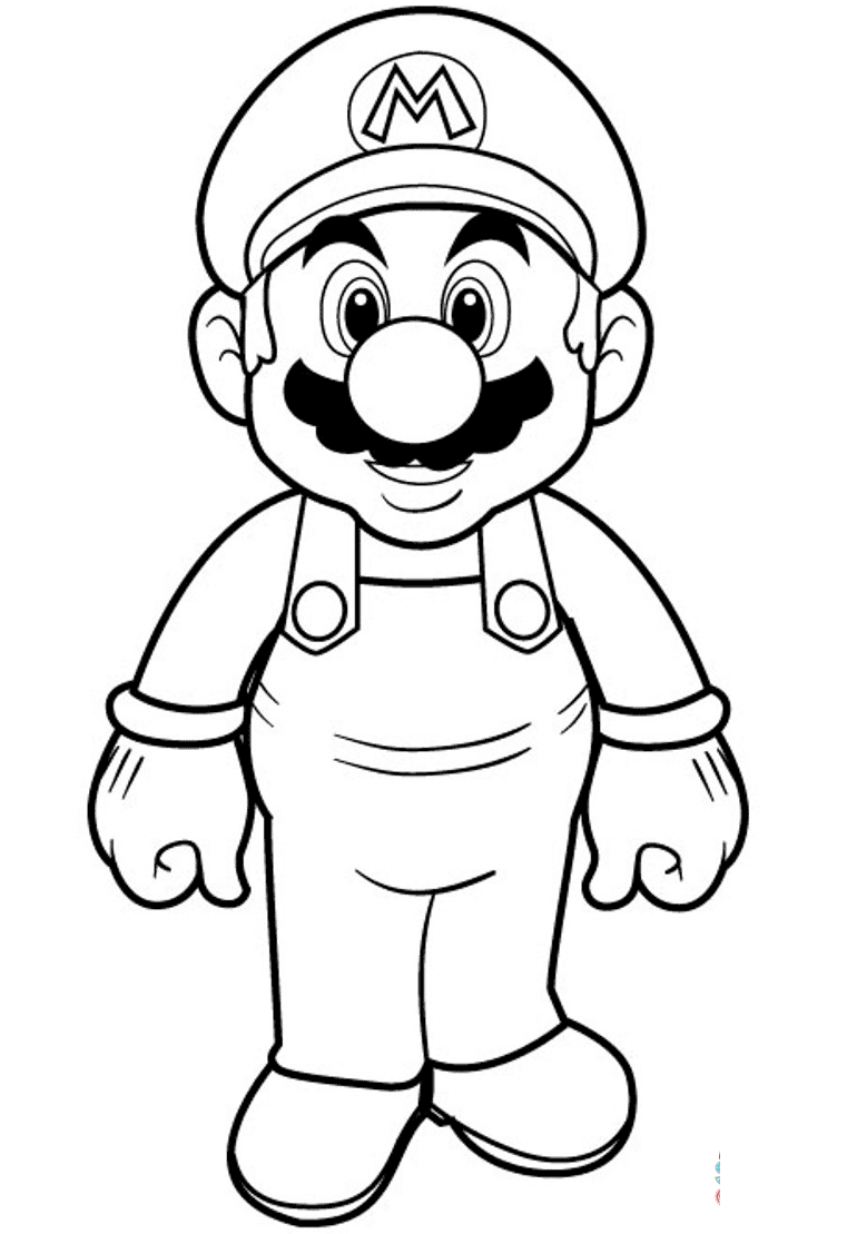 kolorowanka Mario