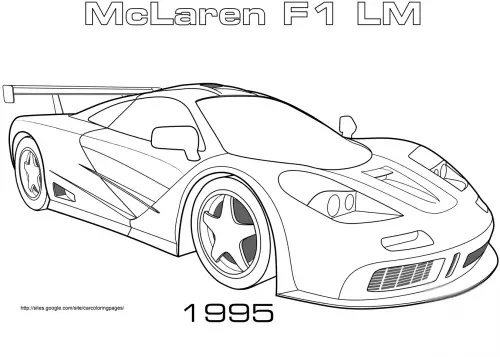 kolorowanka McLaren