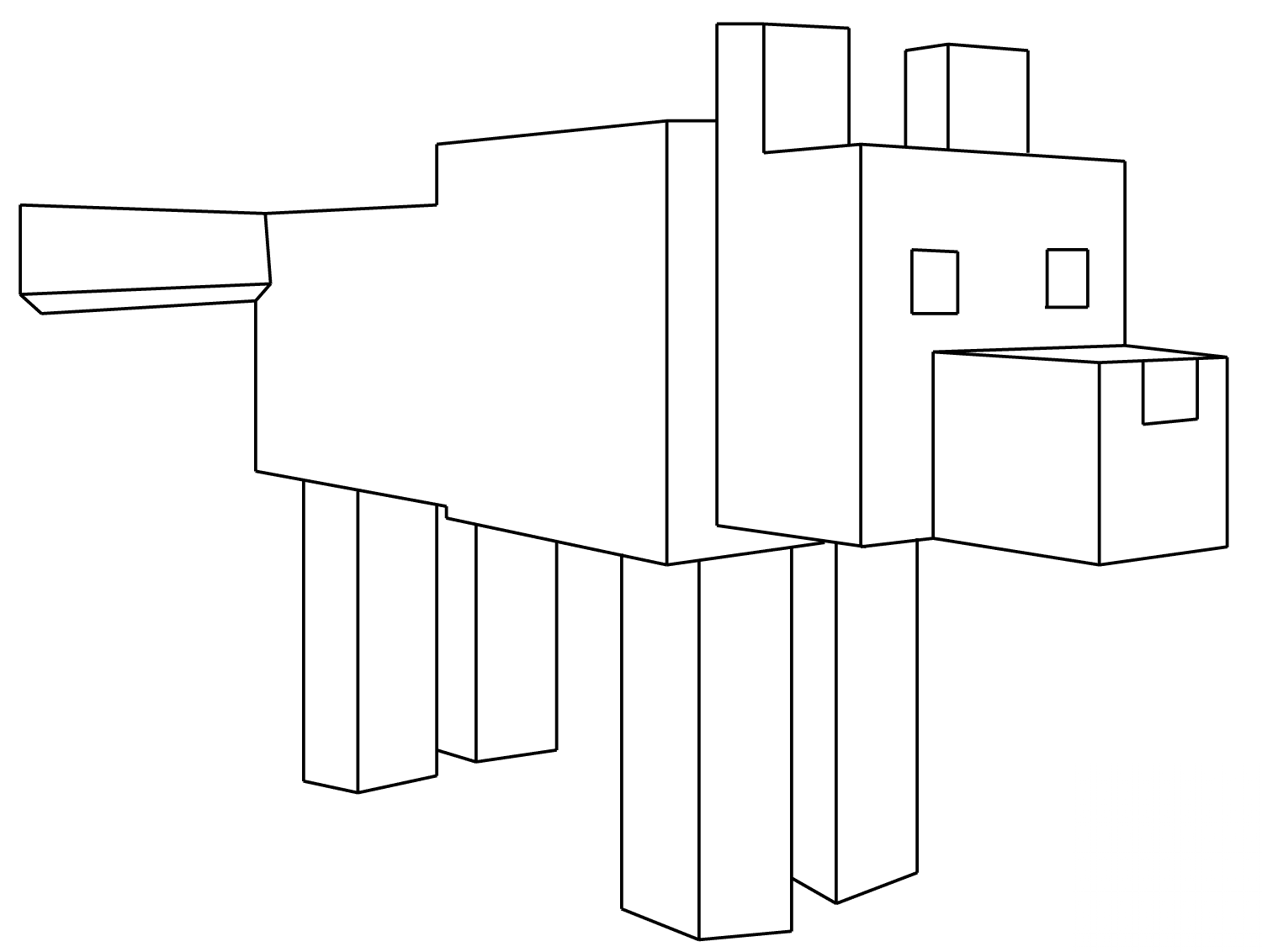 Wilk z Minecraftu