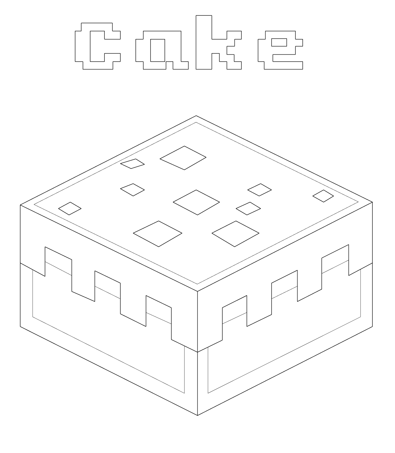 Ciasto z Minecraftu