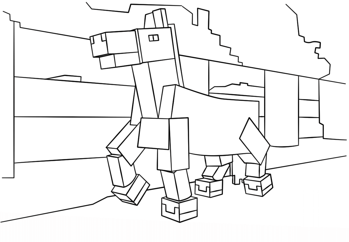 Koń z Minecraftu
