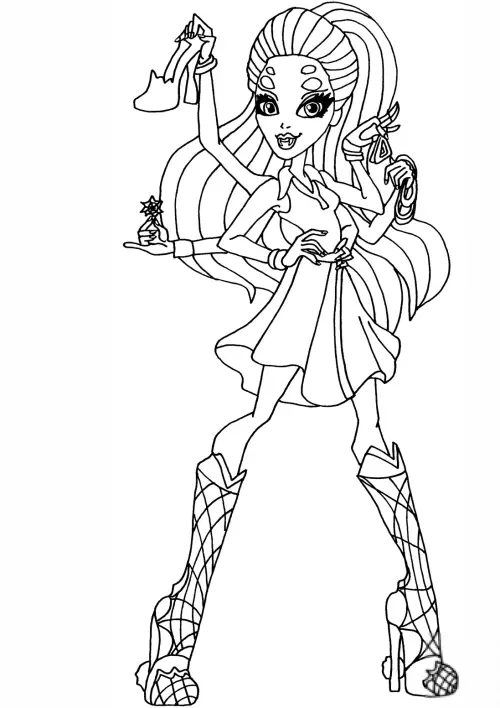 kolorowanka Misc. Monster High Dolls