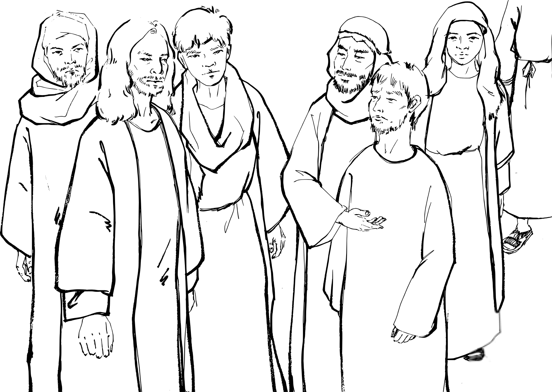 People Brought to Jesus a Man Who...