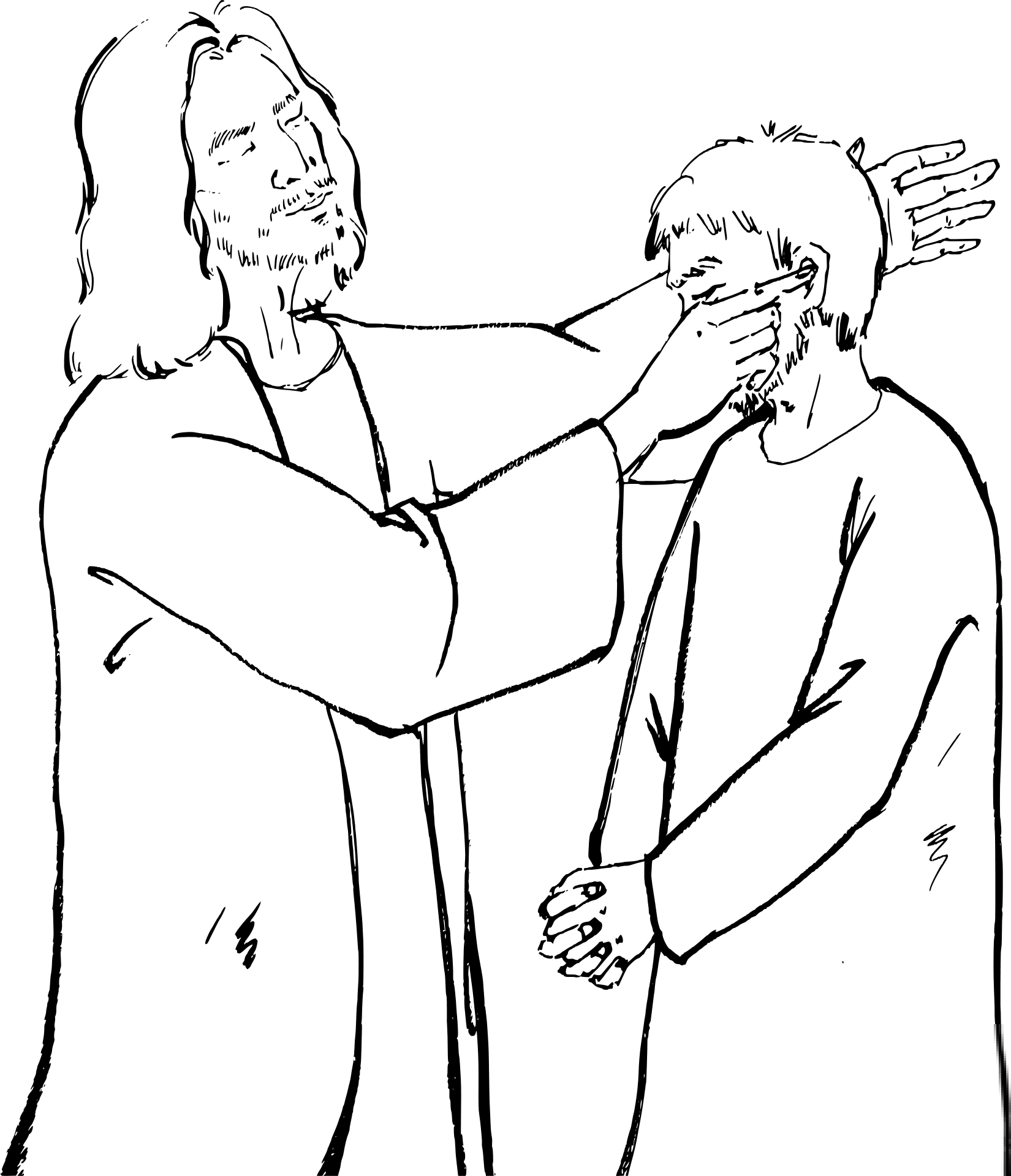 Jesus Put His Fingers into the Deaf...