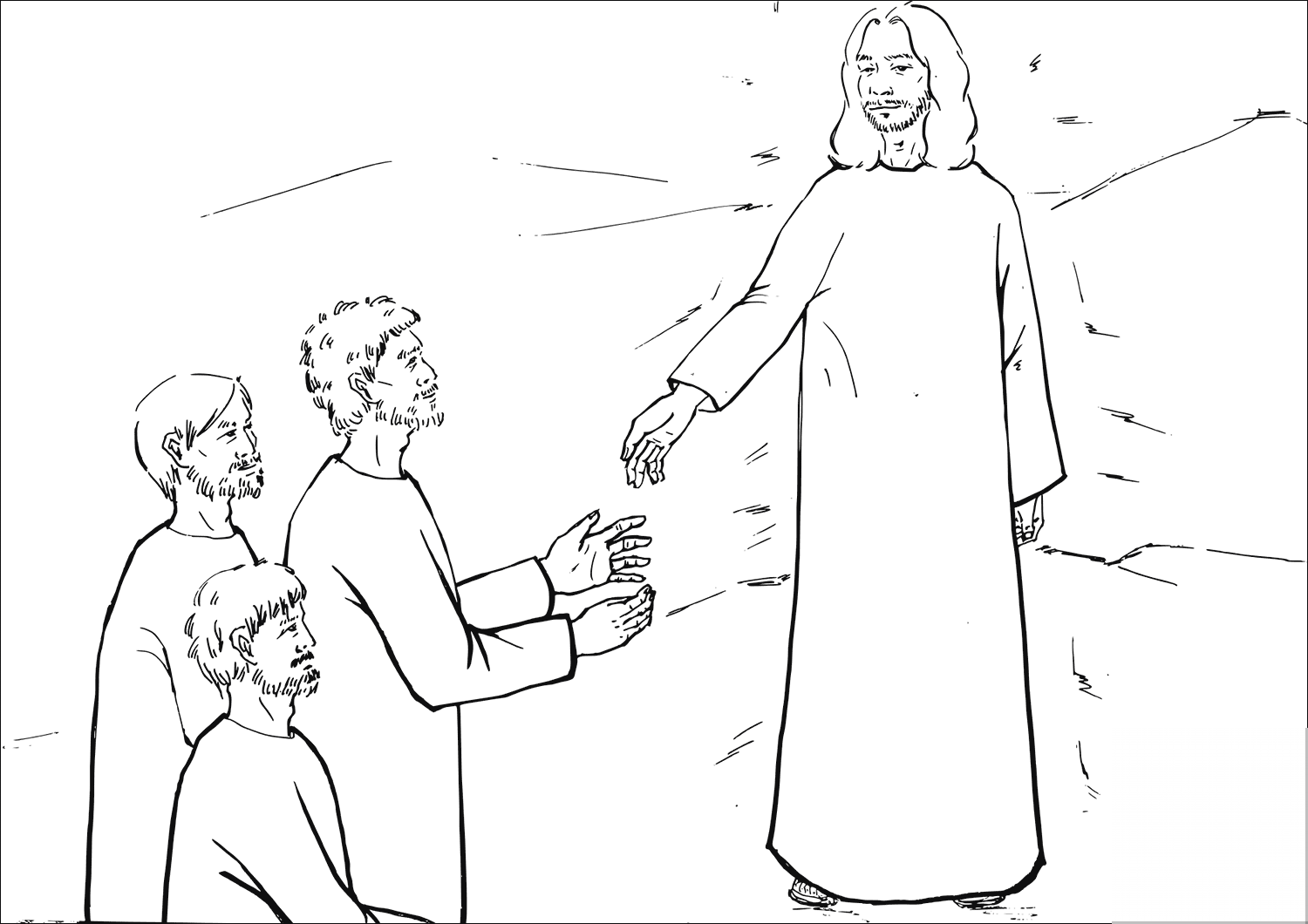Jesus Face Shone like the Sun and...