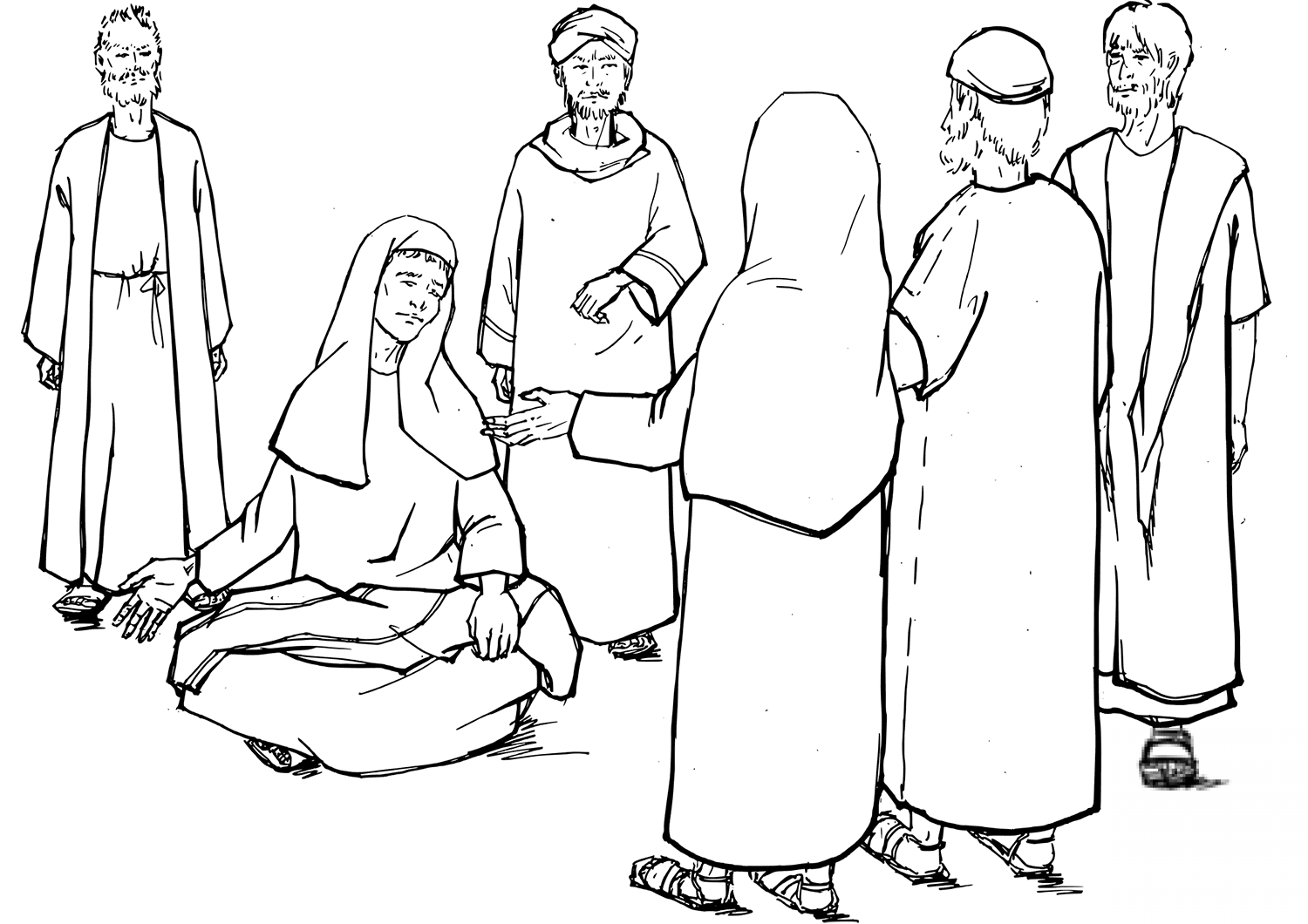 Blind Bartimaeus Asks Jesus for Mercy