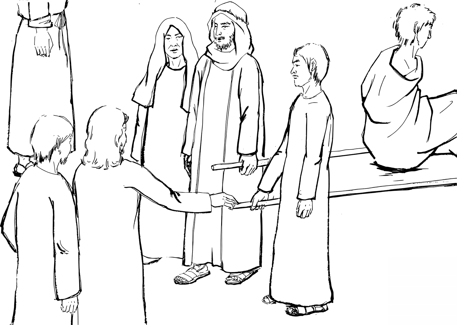 Jesus Says to the Young Man to Get up