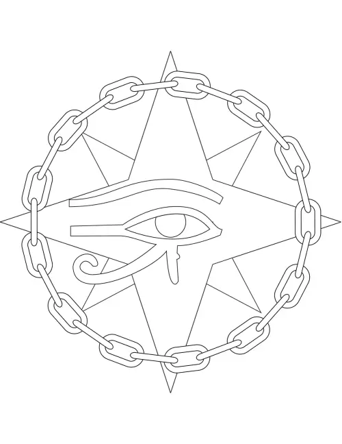 kolorowanka Mitologia egipska