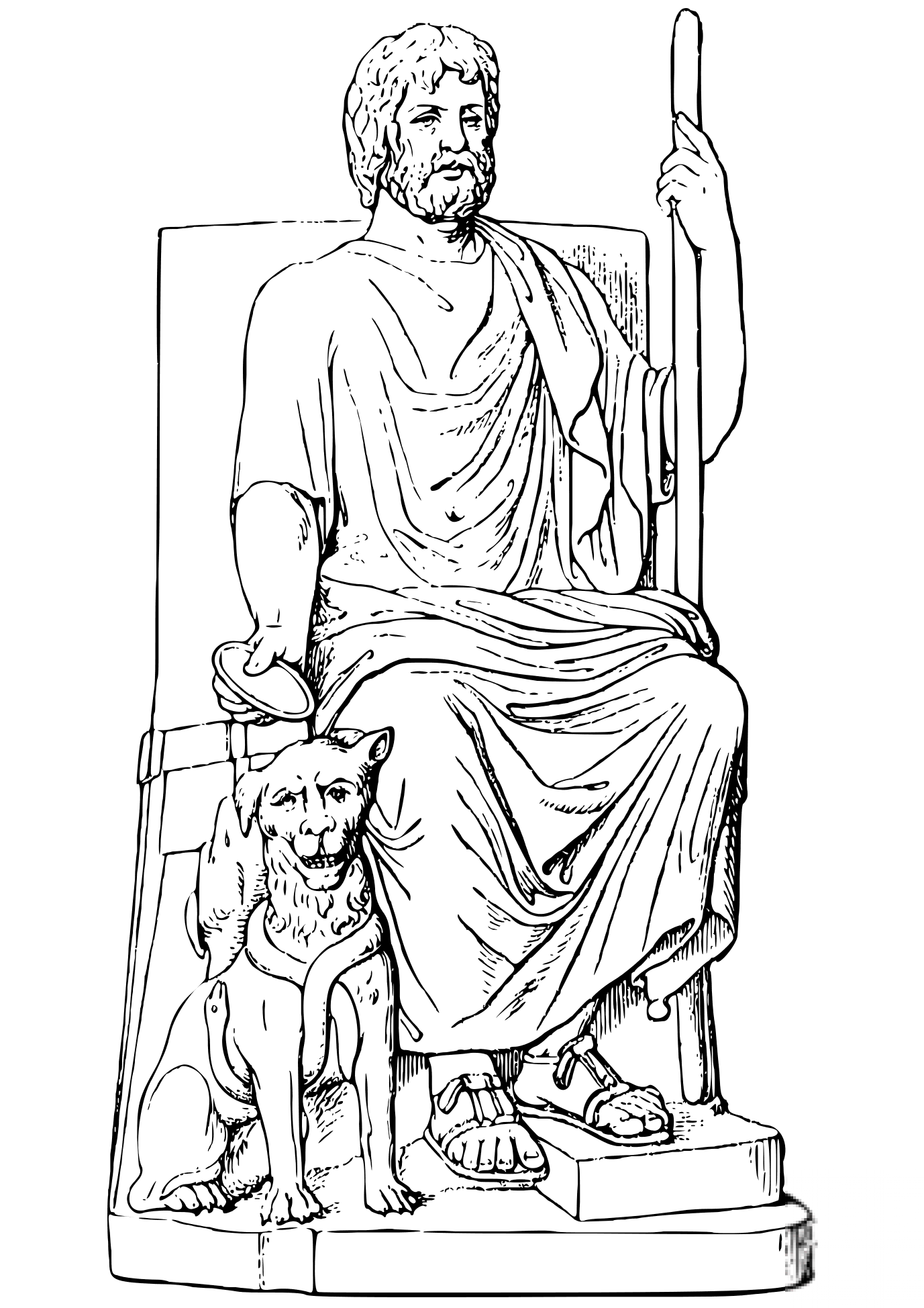 Hades and Cerberus