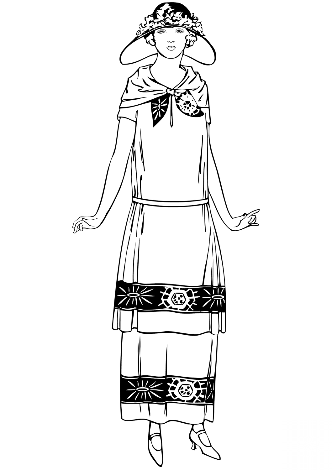 1920s Style Woman