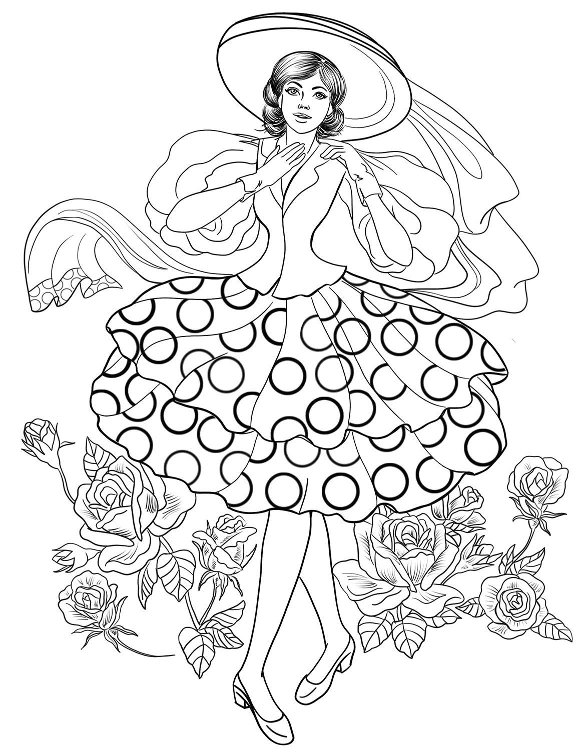 Lady from Stylish 50's