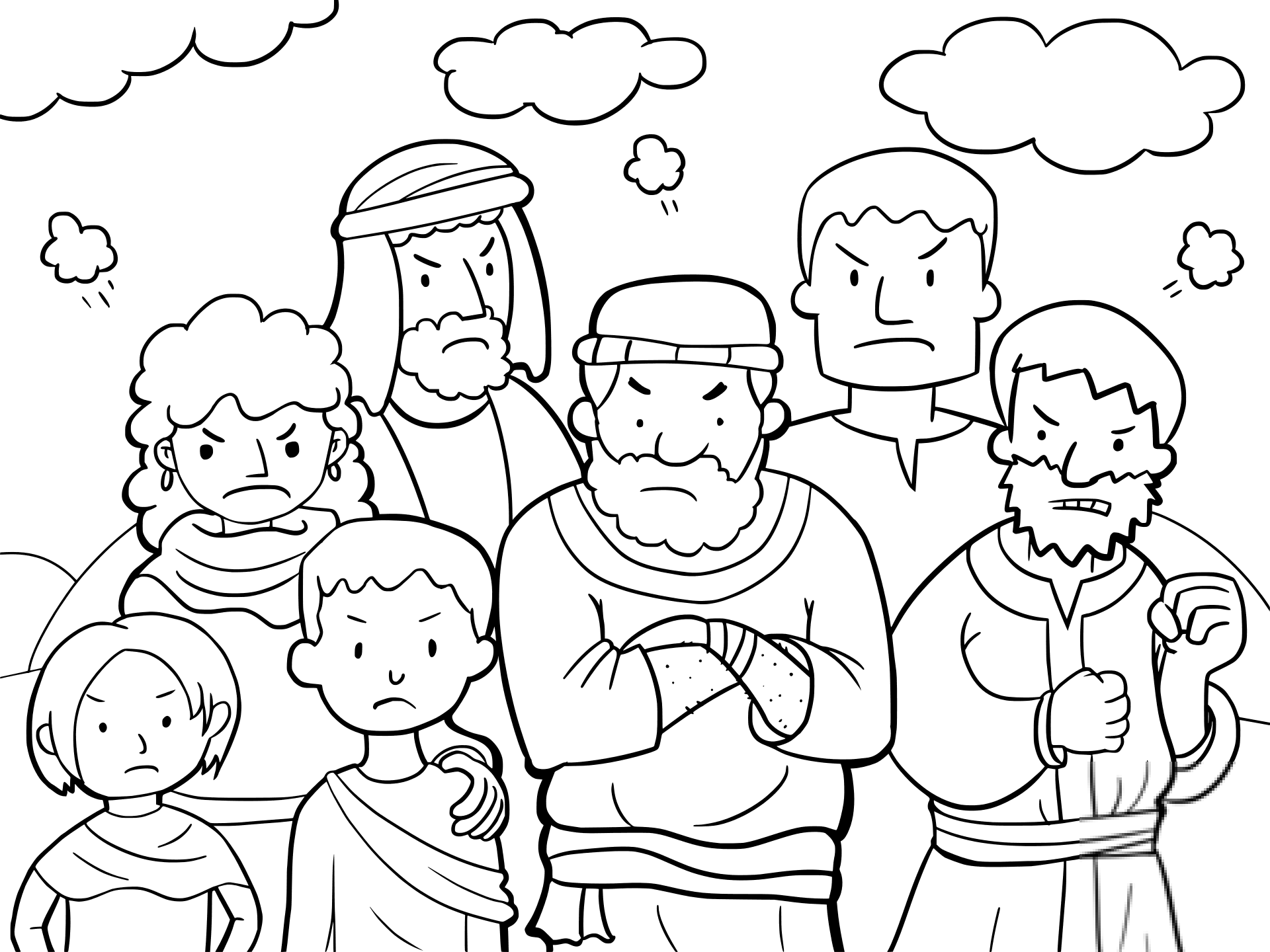 Israelites Grumbled Against Moses