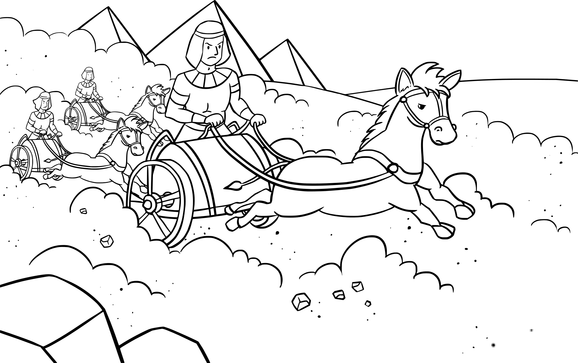 Pharaoh's Army Pursued the Israelites