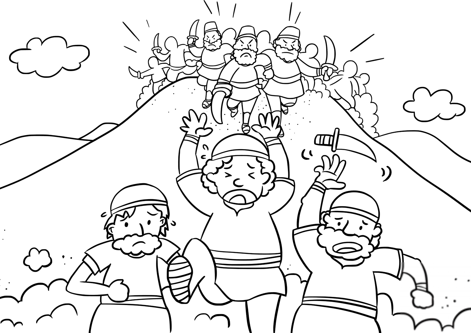 The Amalekites and the Canaanites...