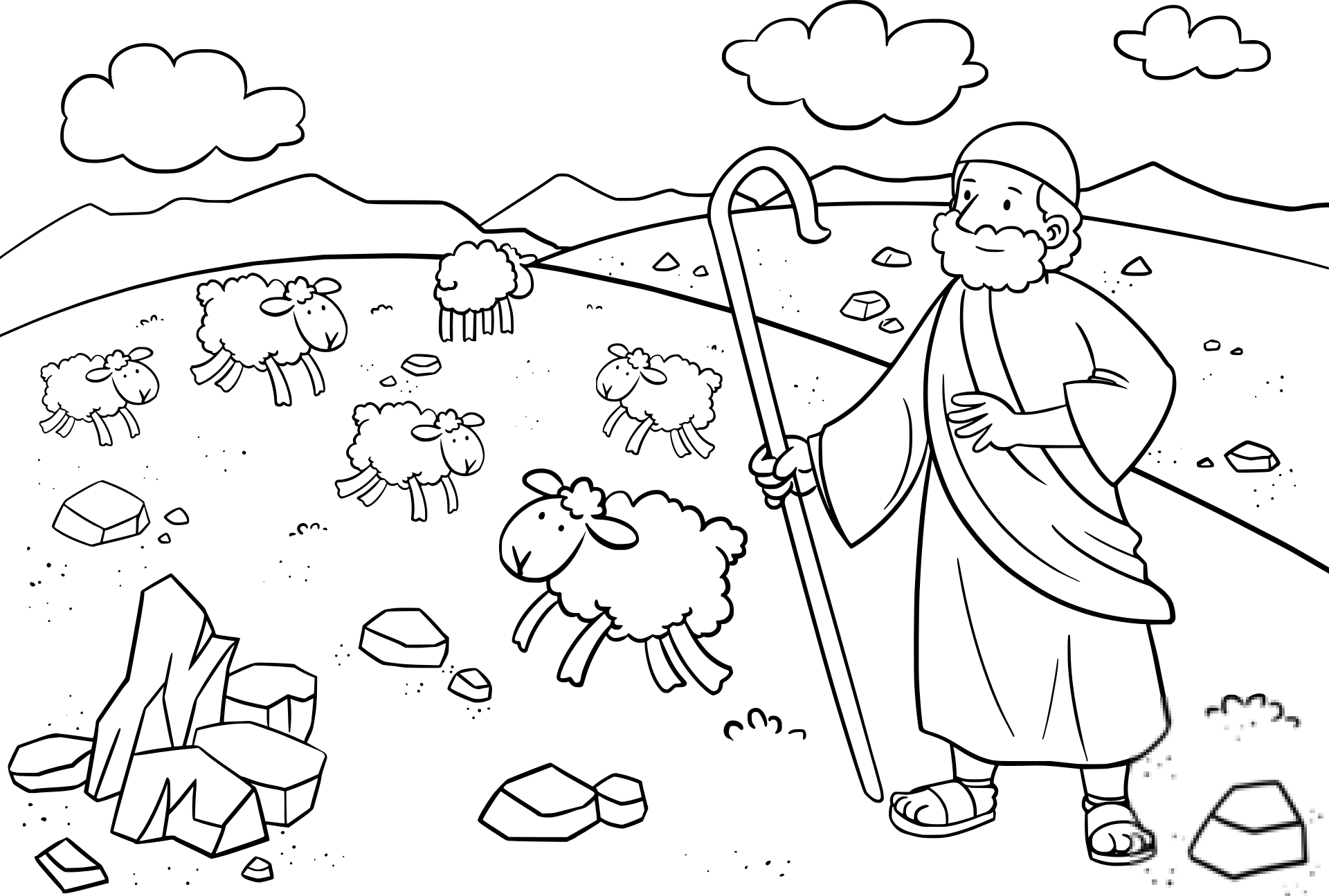 Moses in Midian