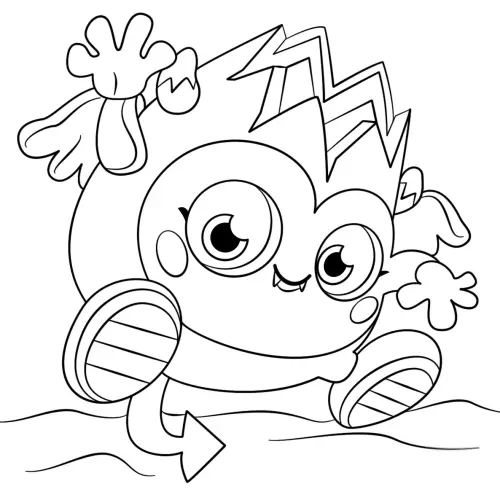 kolorowanka Moshi Monsters