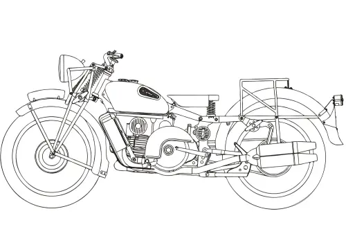 kolorowanka Motocykle