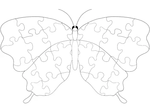kolorowanka Motyl