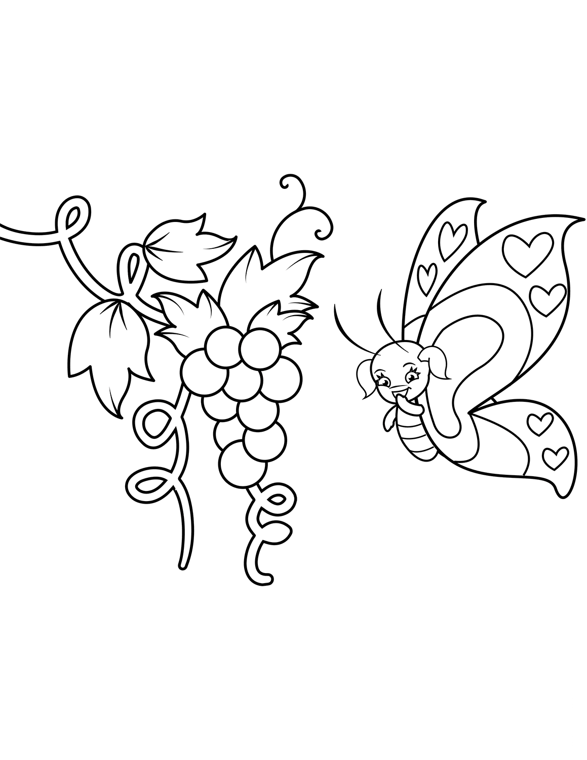 Cute Butterfly Girl and Bunch of...