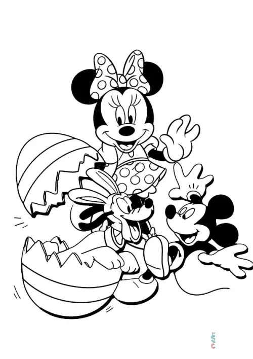 kolorowanka Myszka Mickey
