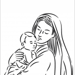 Mother Mary with Baby Jesus