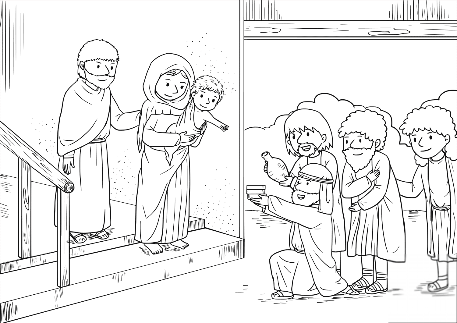Magi Presenting the Child with...