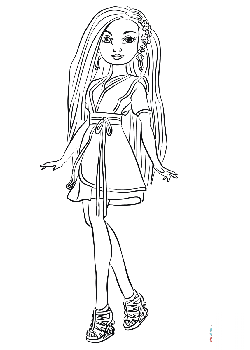 Lonnie from Descendants Wicked World