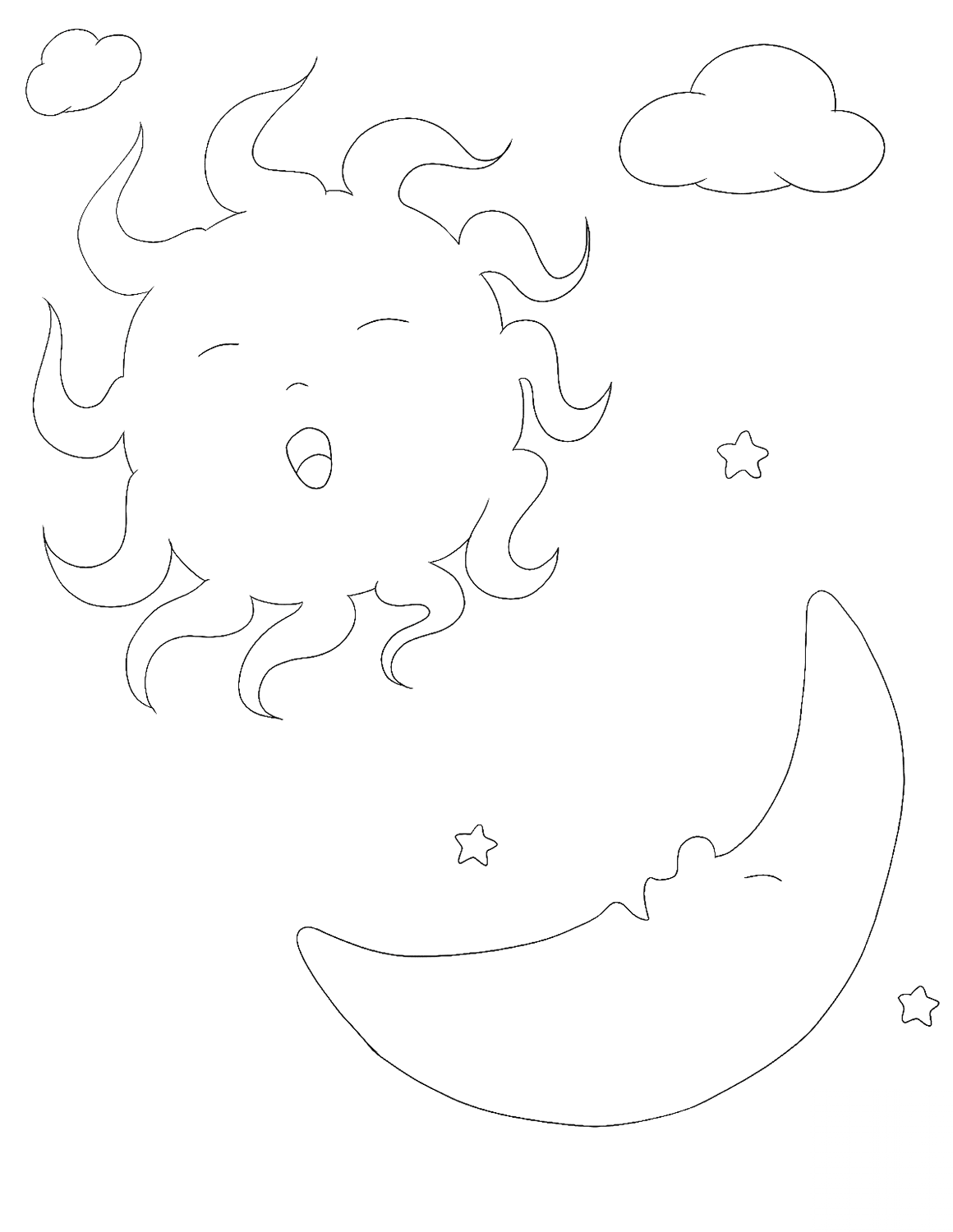Sleepy Sun and Moon