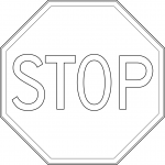 "Stop" Sign in the Netherlands