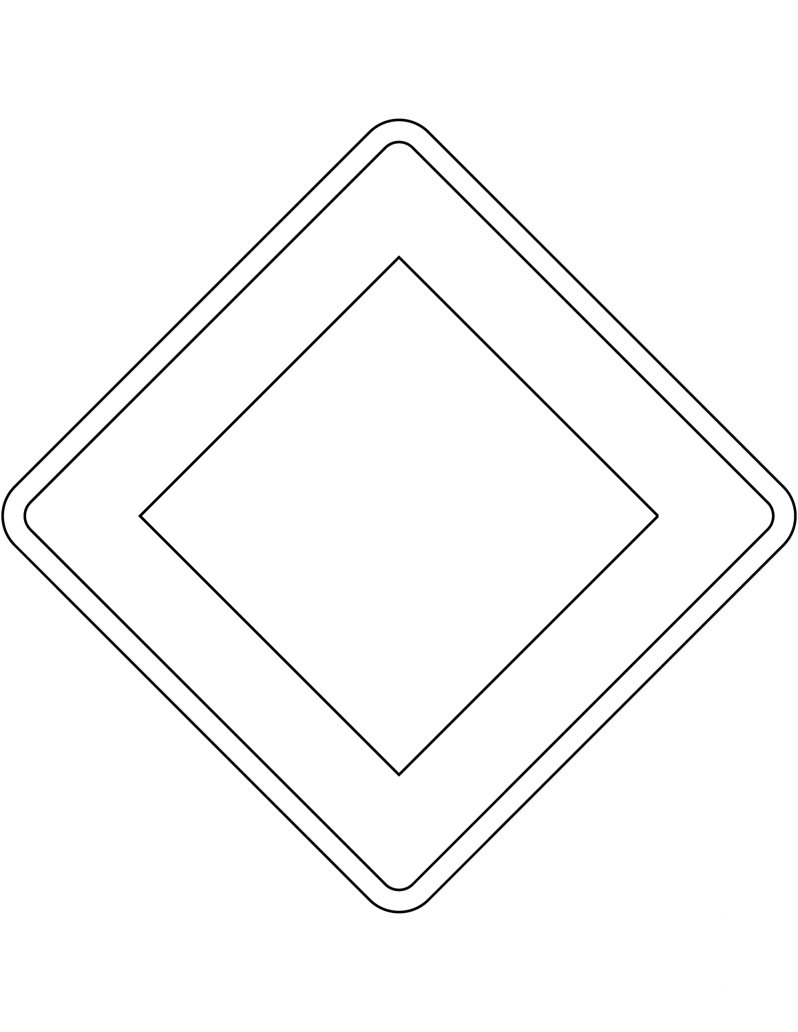 kolorowanka Netherlands Road Signs