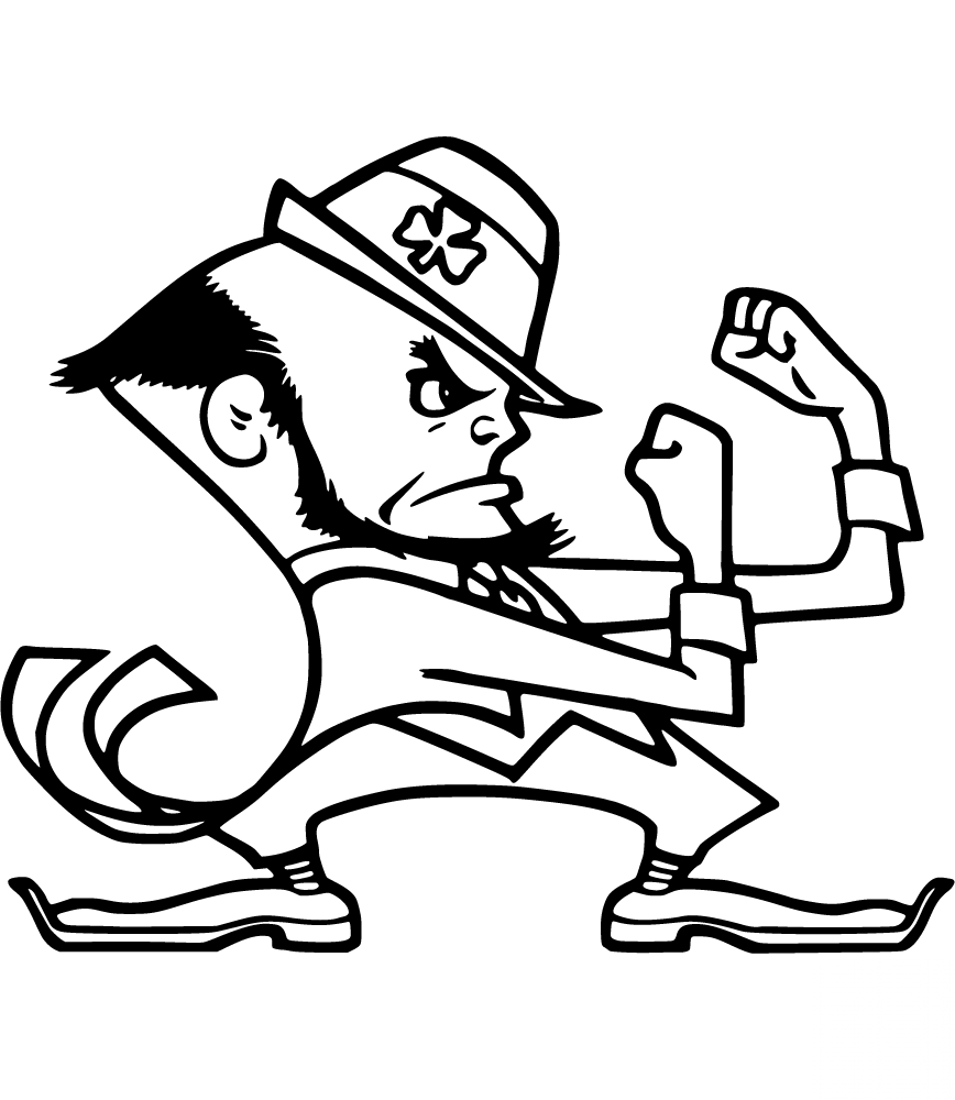 Notre Dame Leprechaun