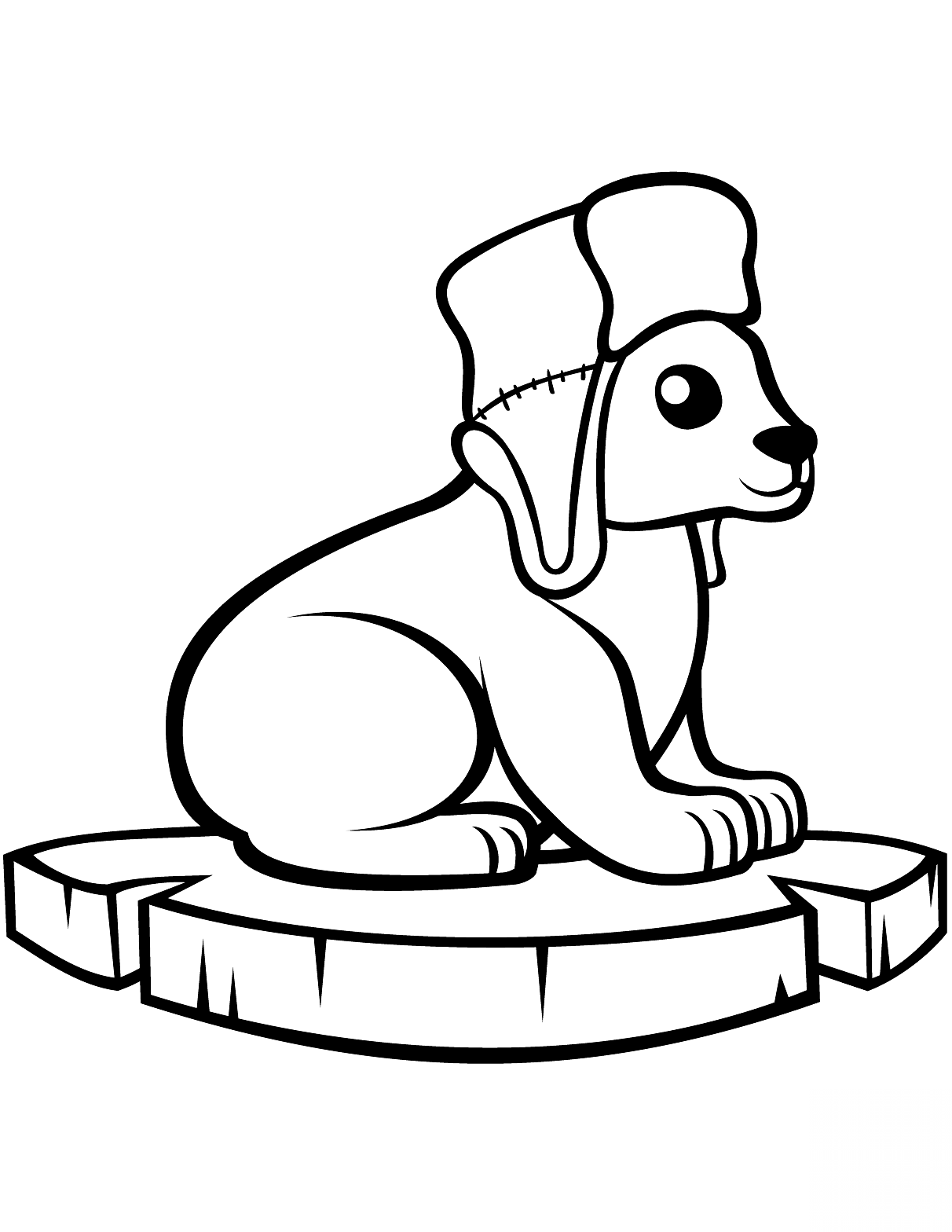 Funny Bear in a Ushanka Hat on an...